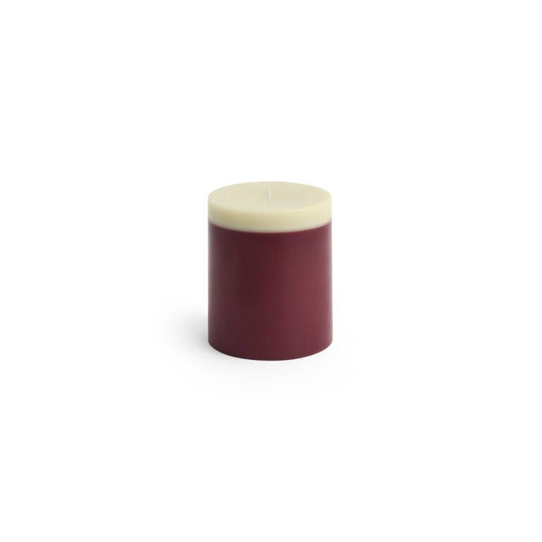 Silo bloklys, H11 cm – Bordeaux/Lime White